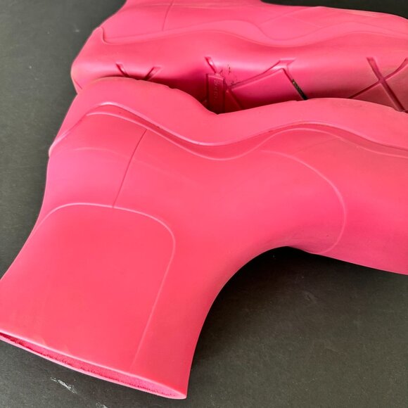 Bottega Venetta Puddle Ankle Boots Pink Size 41 - Picture 9 of 12